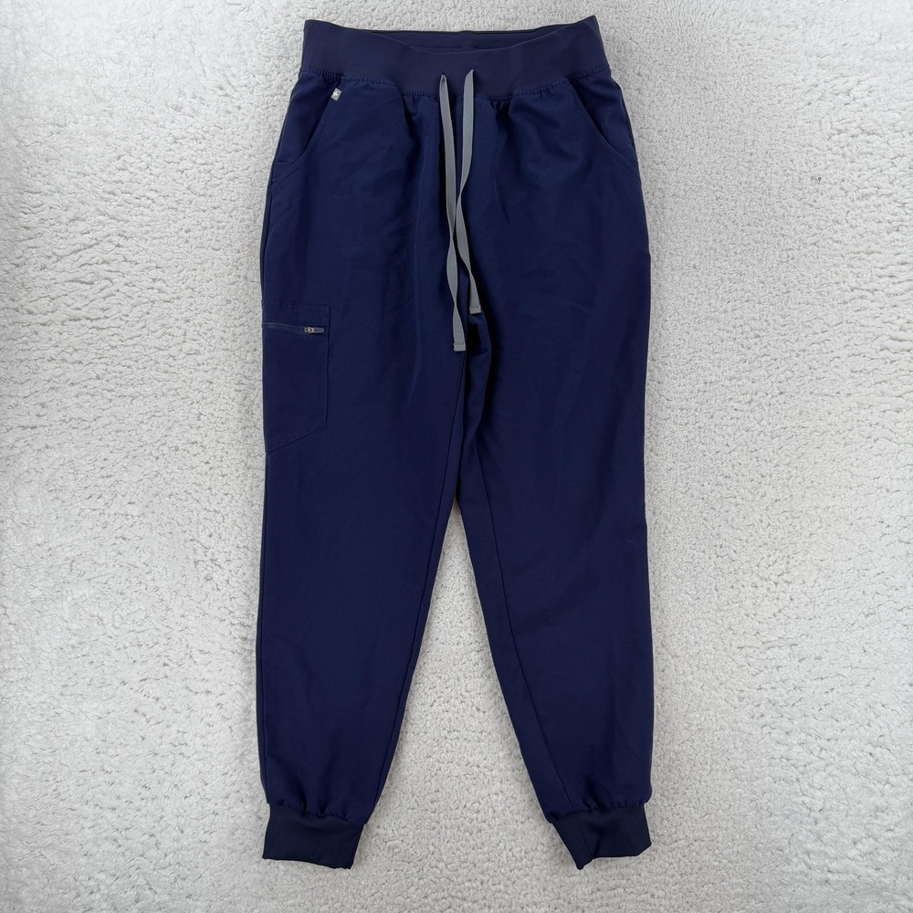 FIGS Technical Collection Zamora Jogger Scrub Pants Womens L Blue 1000207